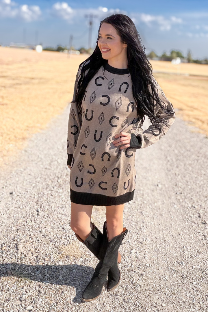 Wild Luck Sweater Dress