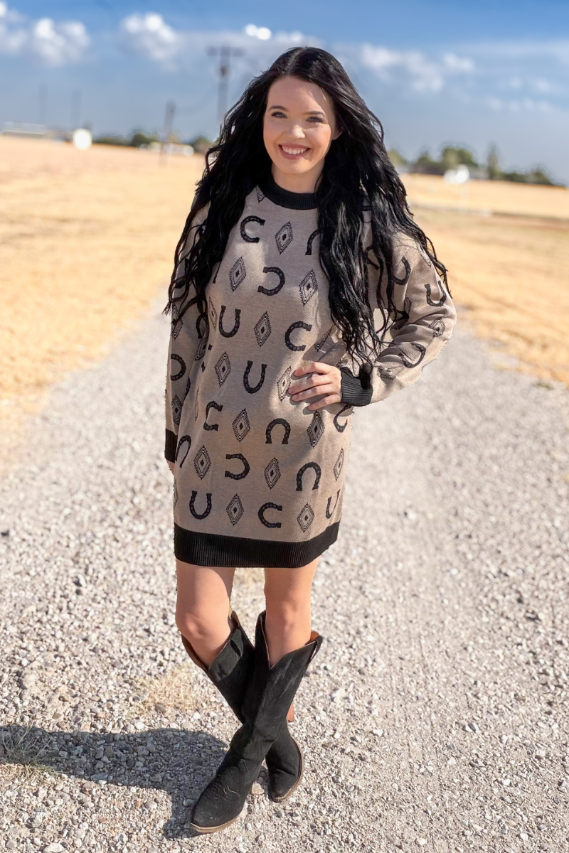 Wild Luck Sweater Dress