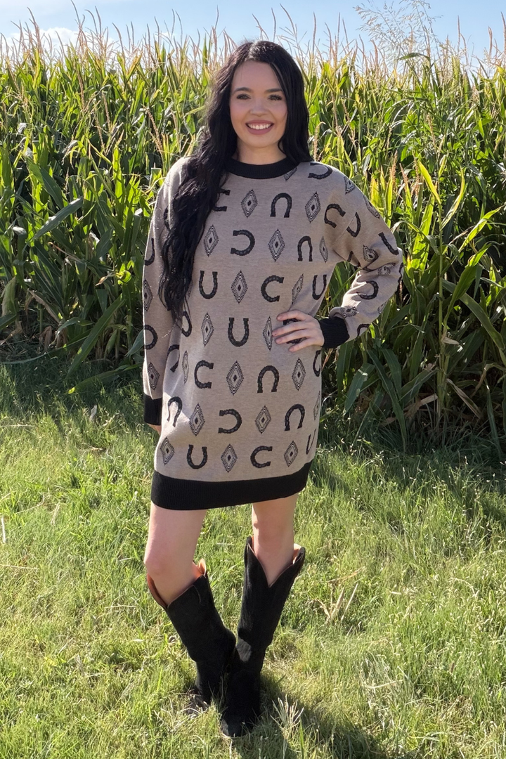 Wild Luck Sweater Dress