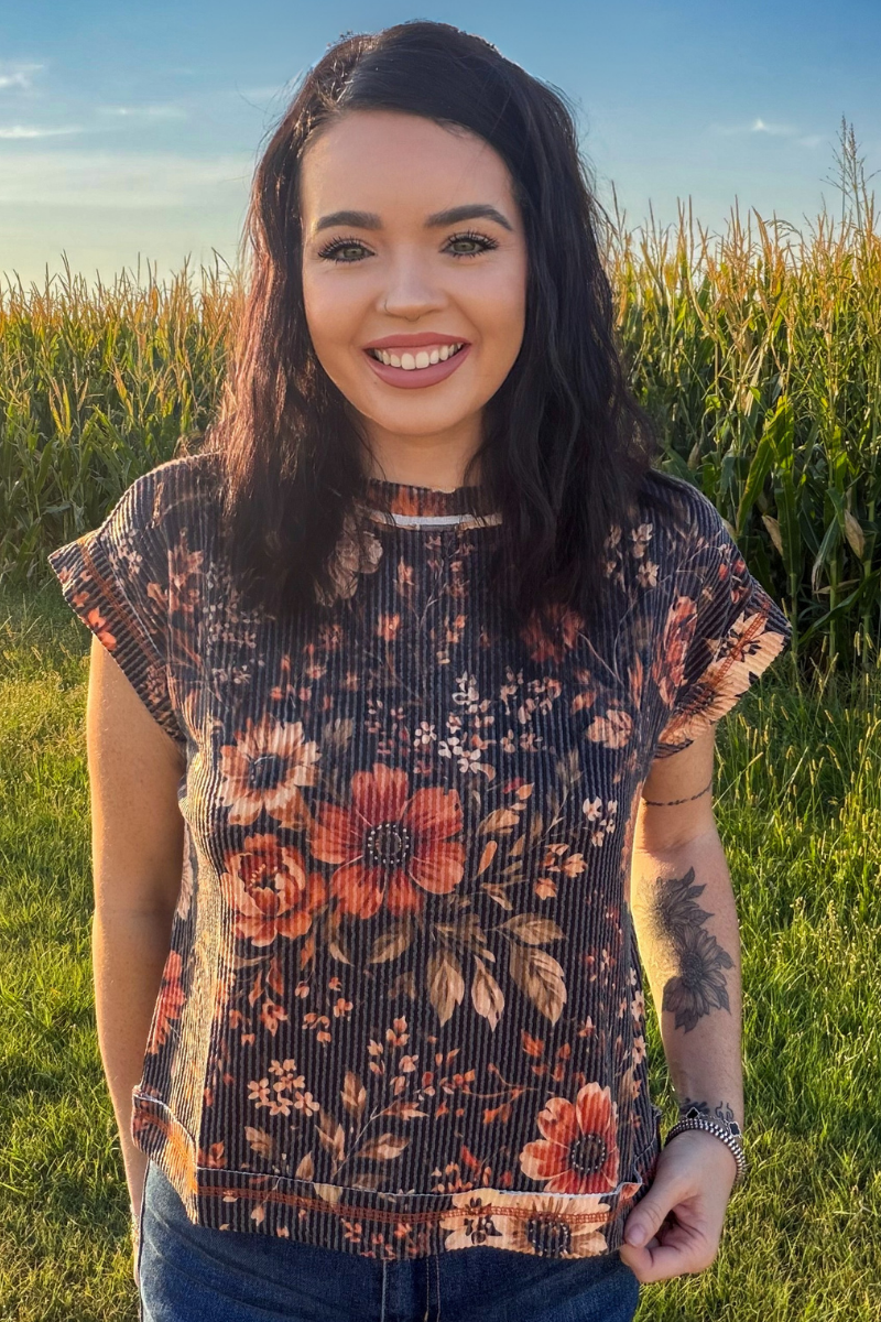 Amber Blossom Top