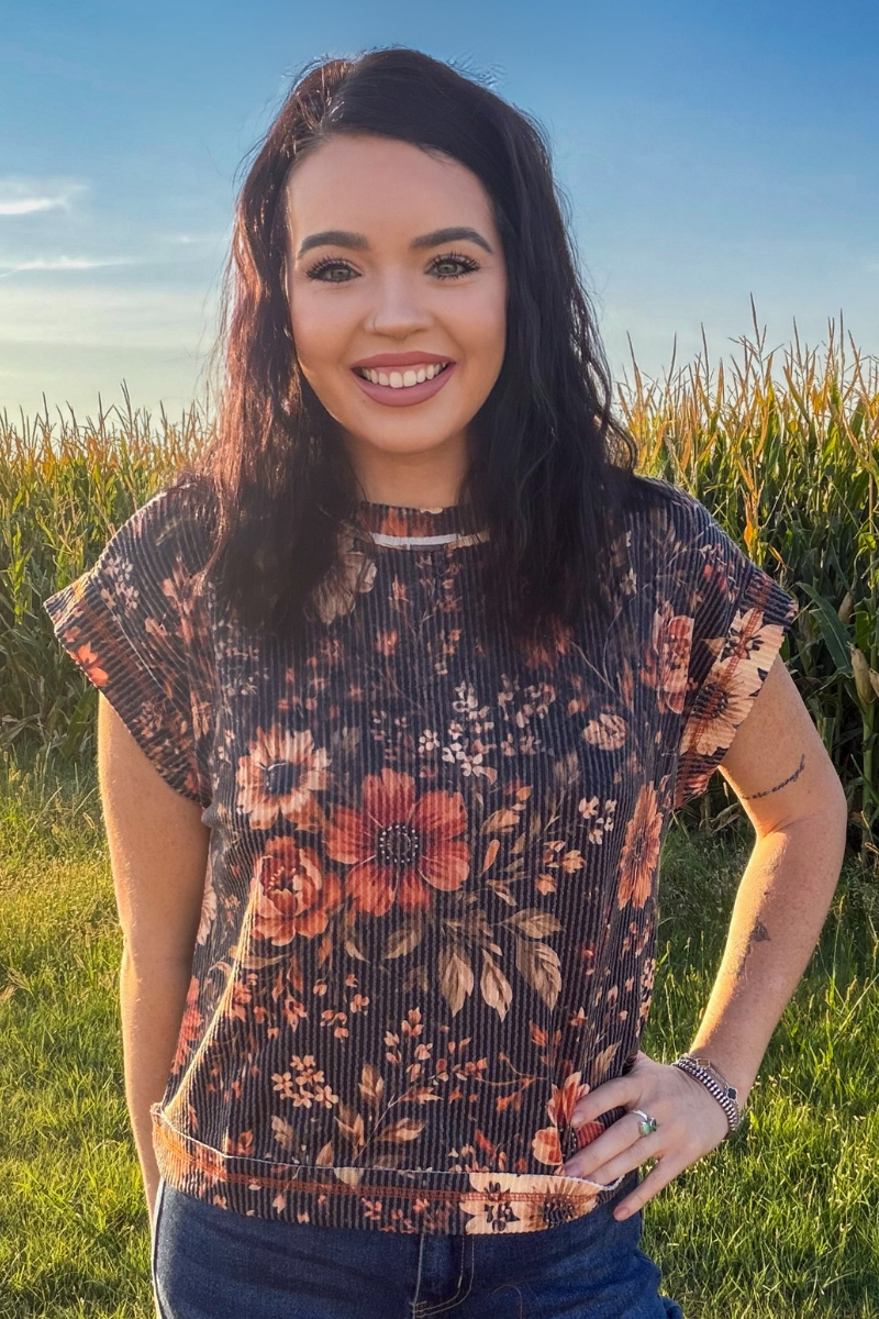 Amber Blossom Top