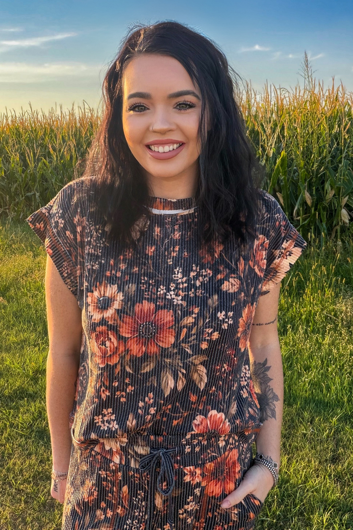 Amber Blossom Top