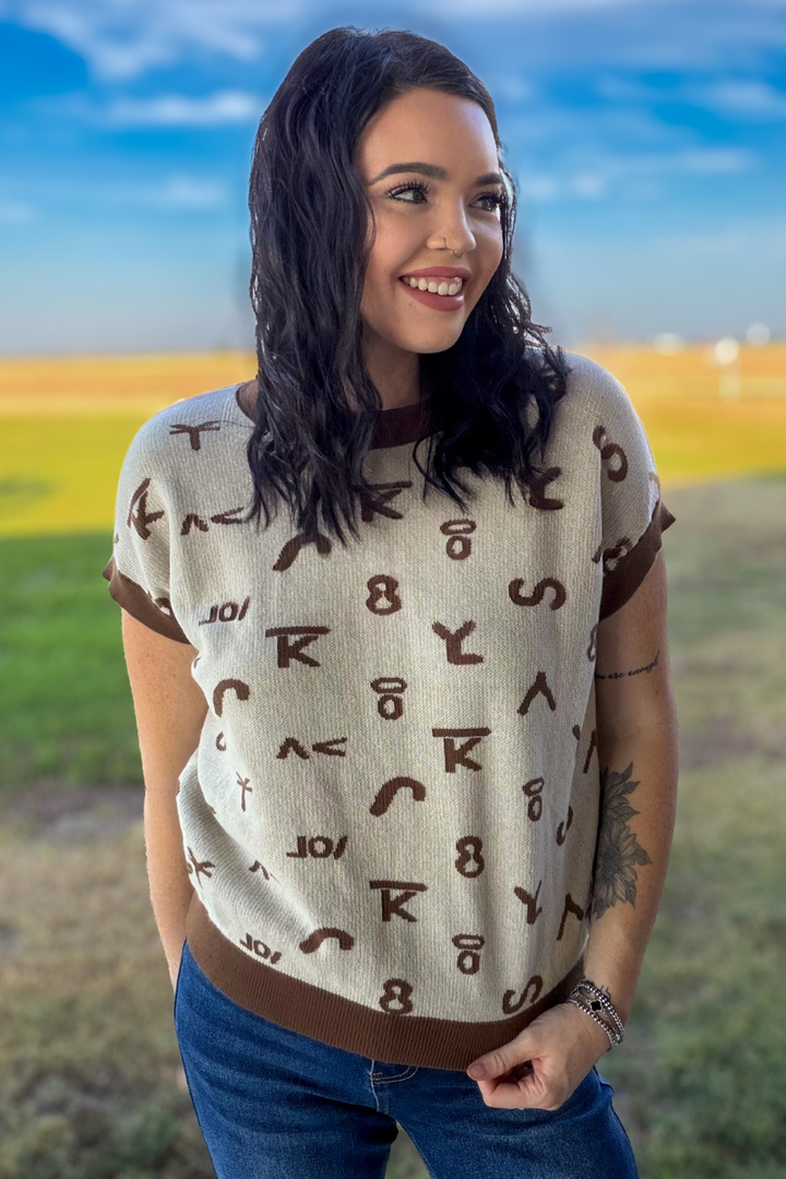 Cowgirl Code Sweater Top