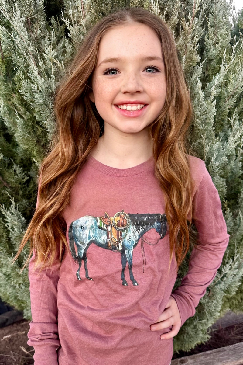 Mini Blu Roan Belle Long Sleeve Tee
