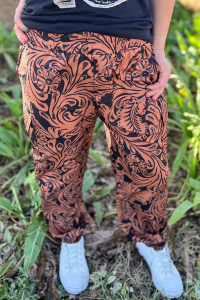 Country Road Leather Joggers