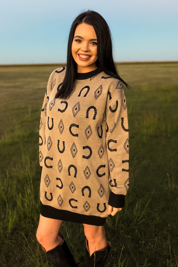 Wild Luck Sweater Dress
