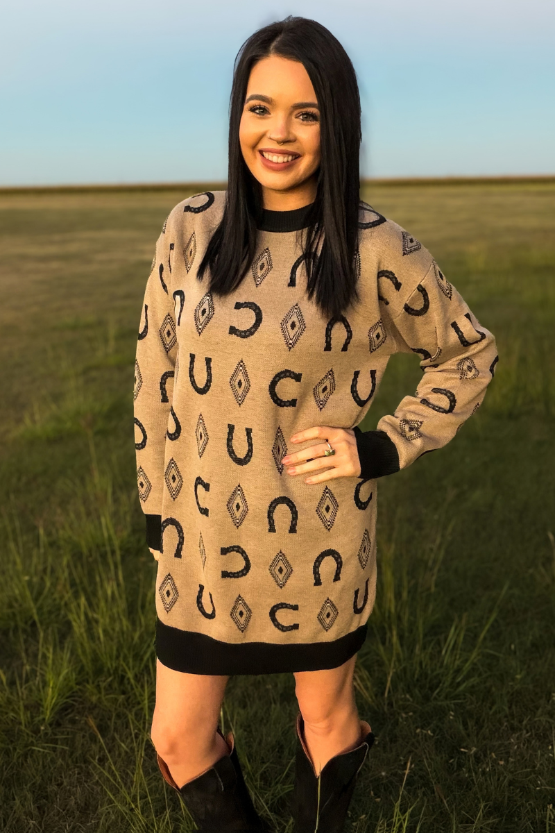 Wild Luck Sweater Dress