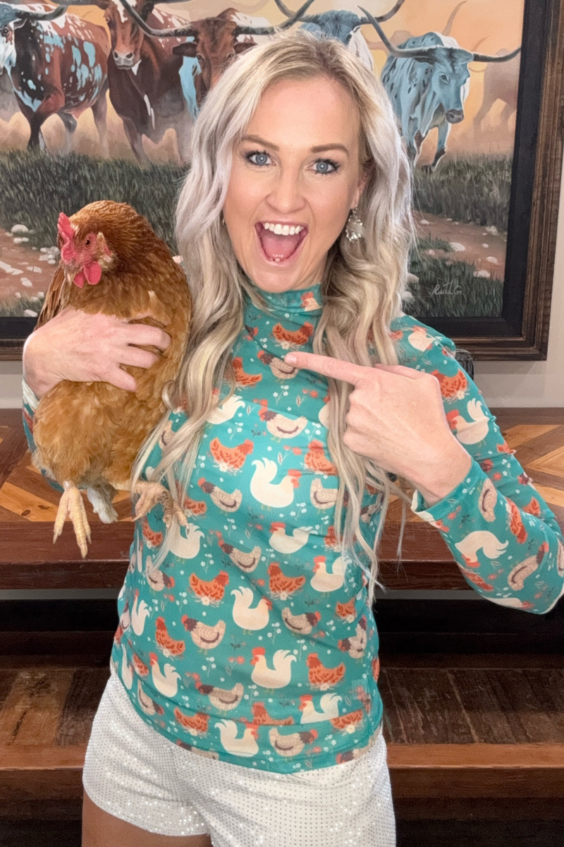 Fly The Coop Mesh Top