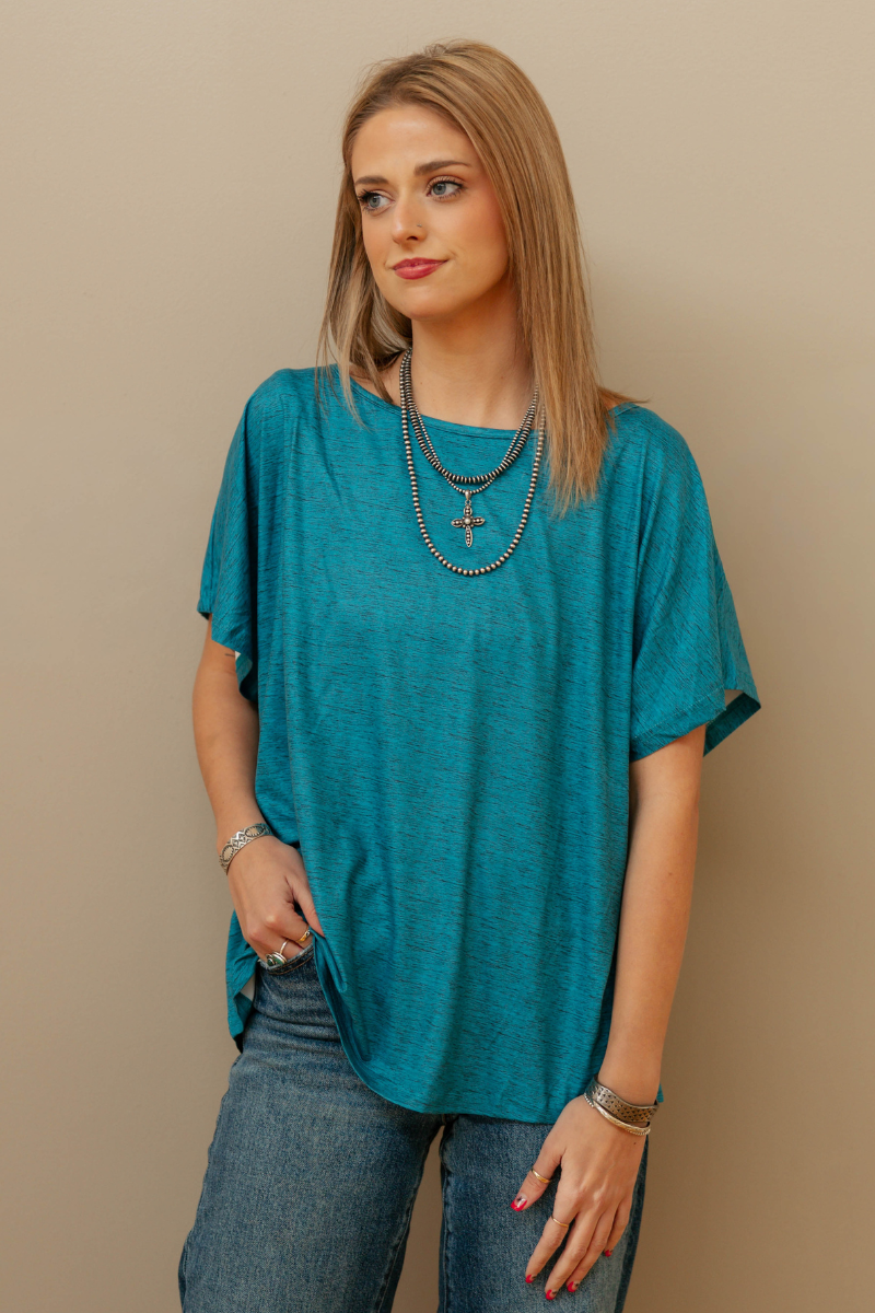 Fishin In The Dark - Heathered Turquoise