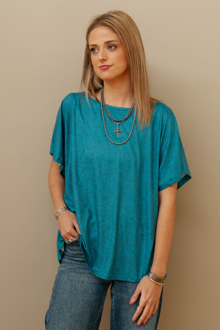 Fishin In The Dark - Heathered Turquoise