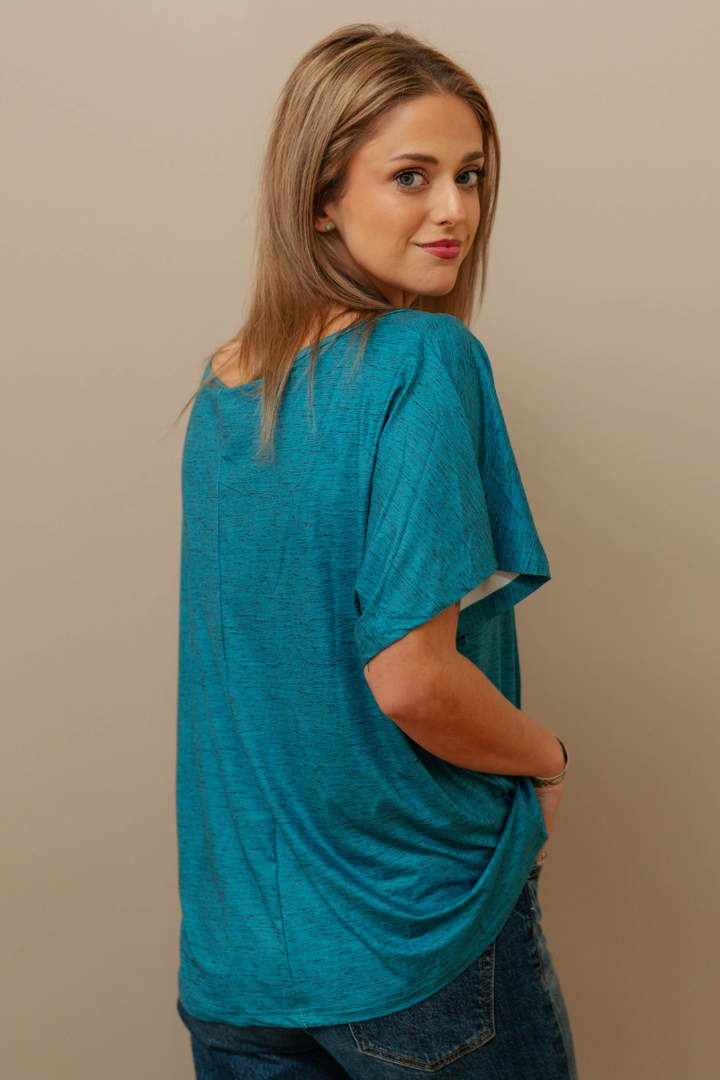 Fishin In The Dark - Heathered Turquoise