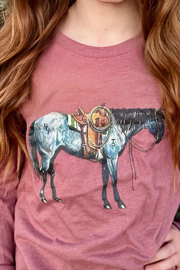 Mini Blu Roan Belle Long Sleeve Tee