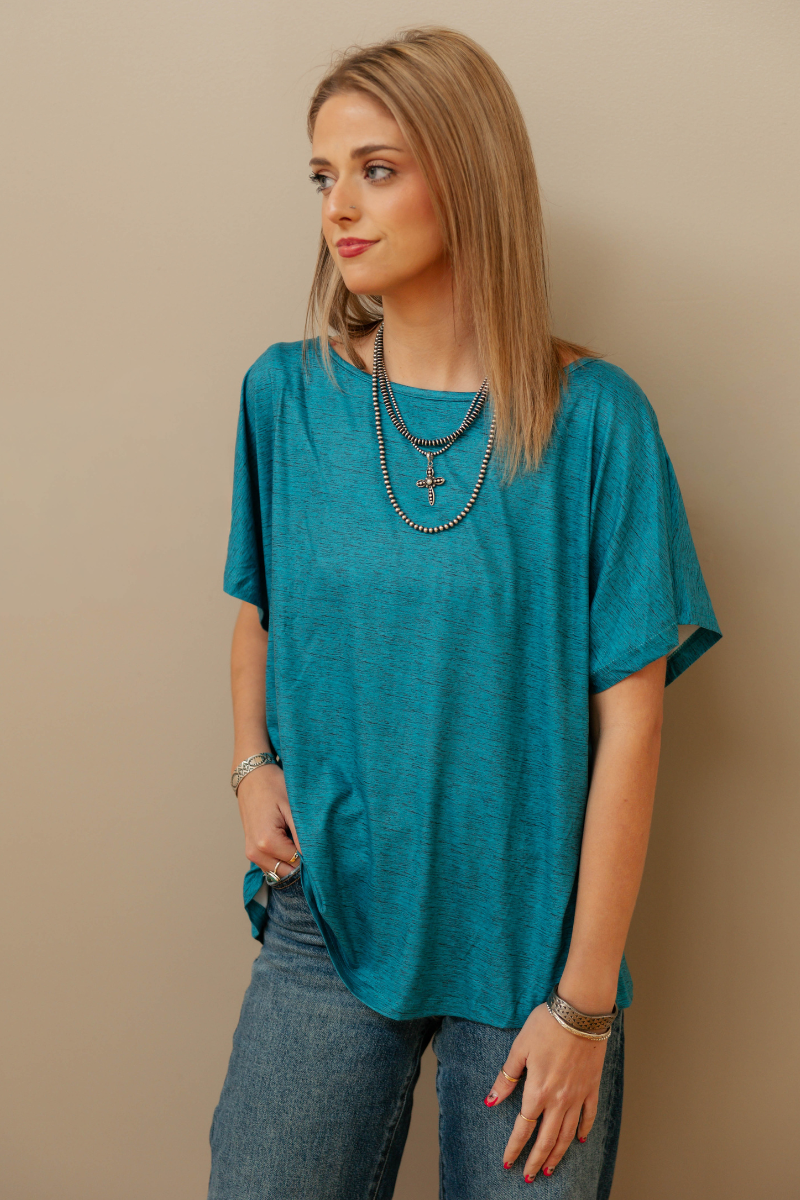 Fishin In The Dark - Heathered Turquoise