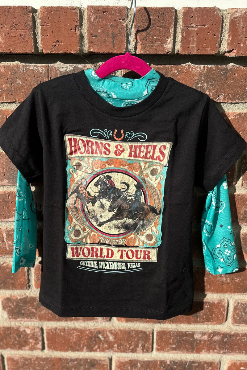 Team Roping World Tour Tee- KIDS