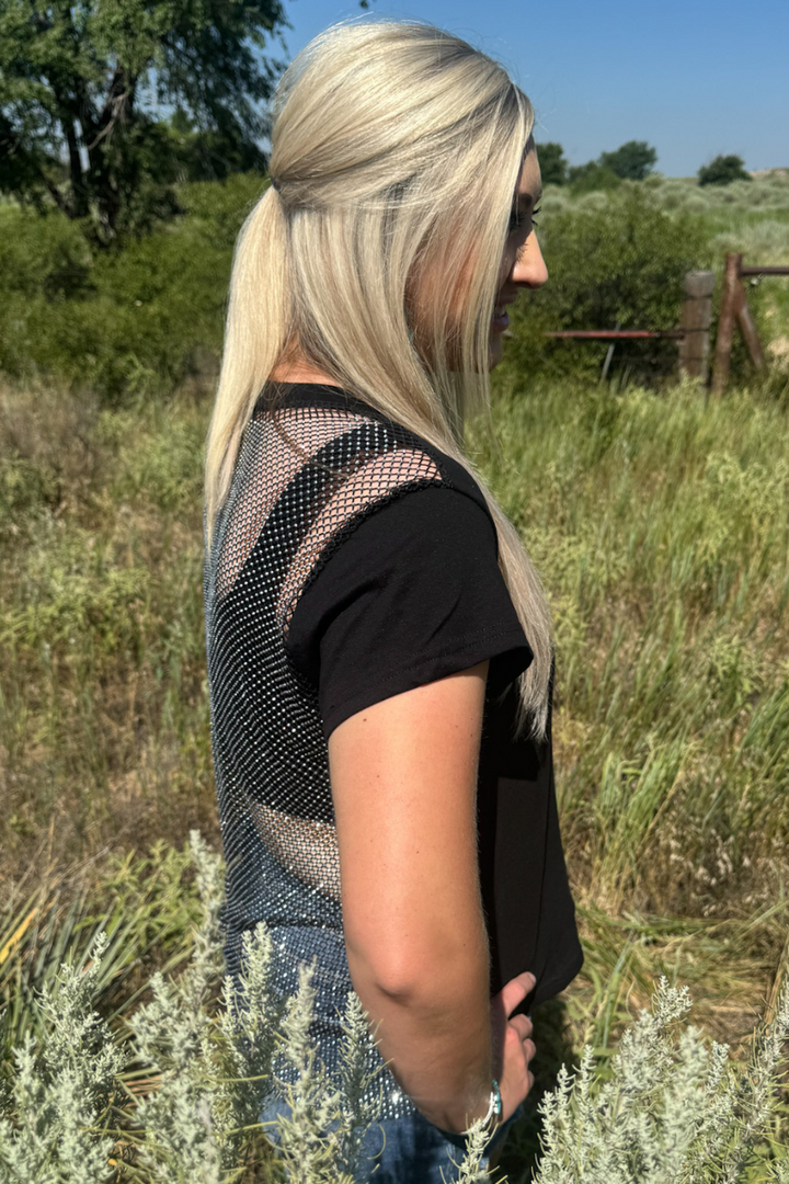 Leave A Little Sparkle Top