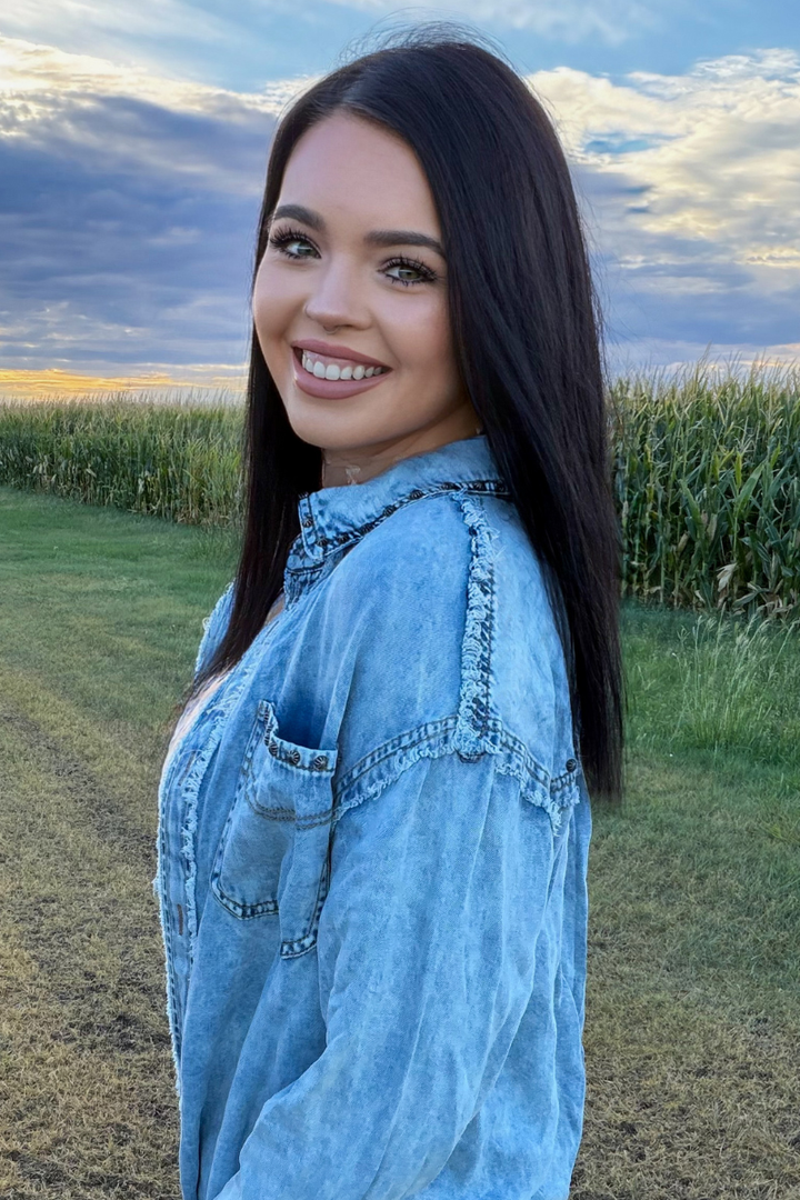 Studded Denim Shacket