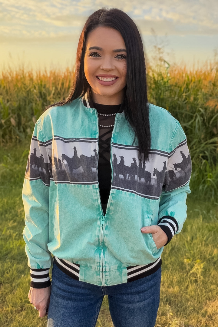 Cowboy Roundup Bomber Jacket