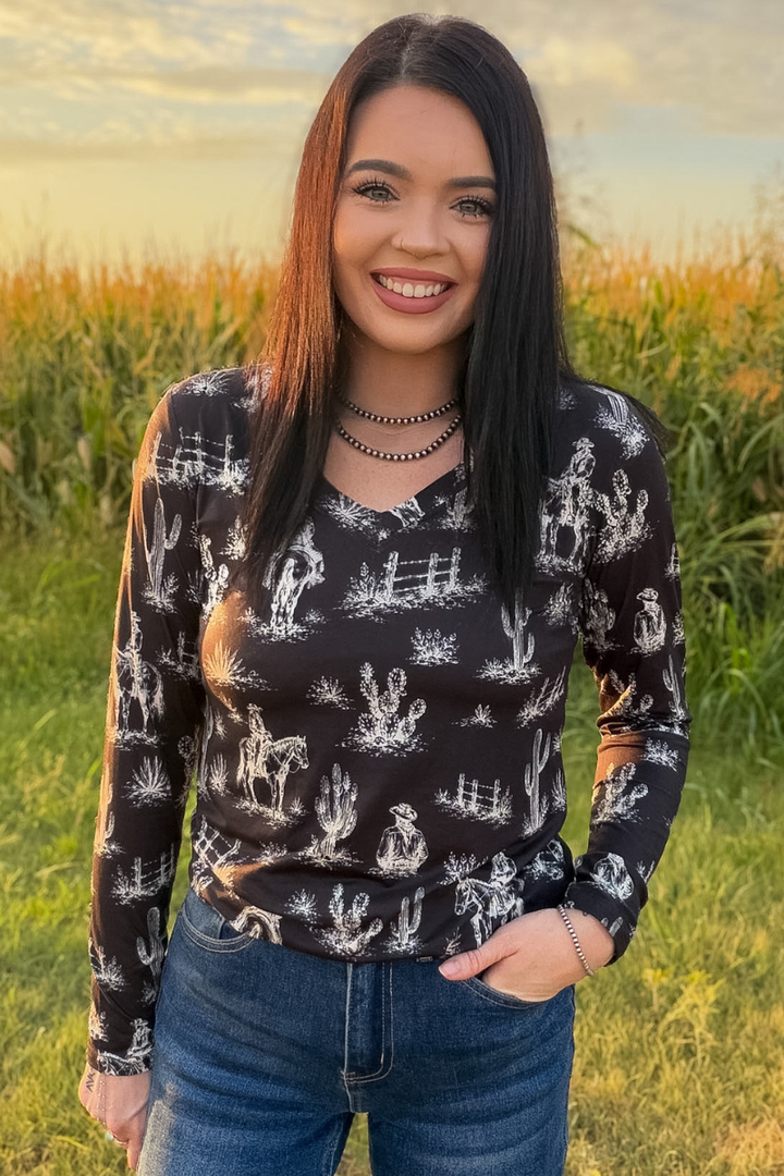 Western Nights Top