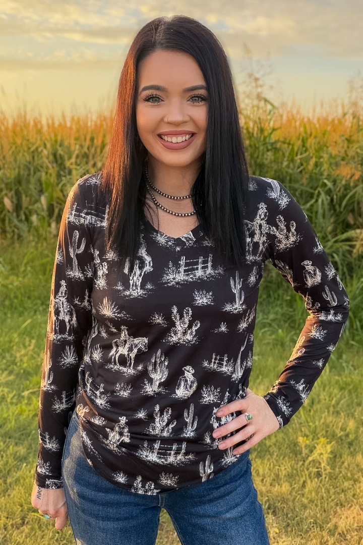 Western Nights Top