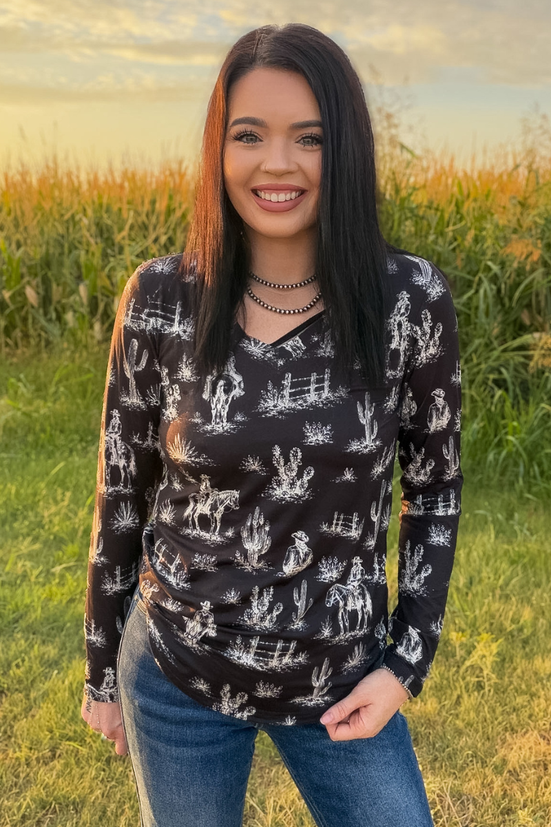 Western Nights Top