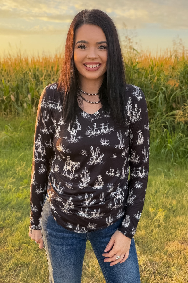 Western Nights Top