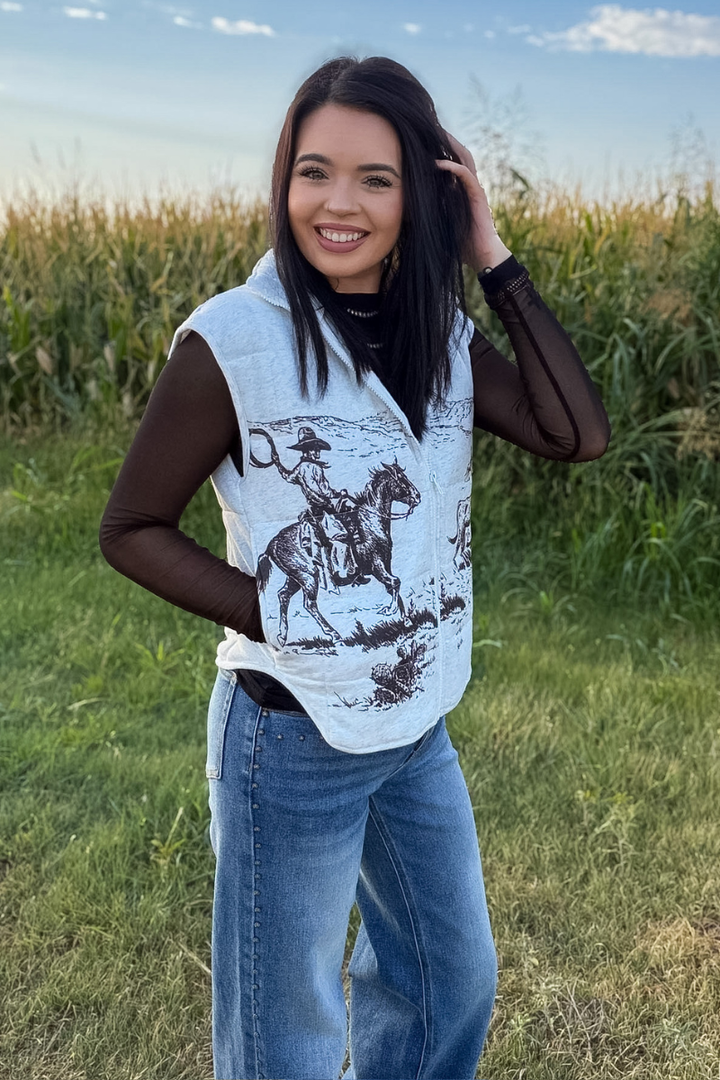 Cowboy Canvas Vest