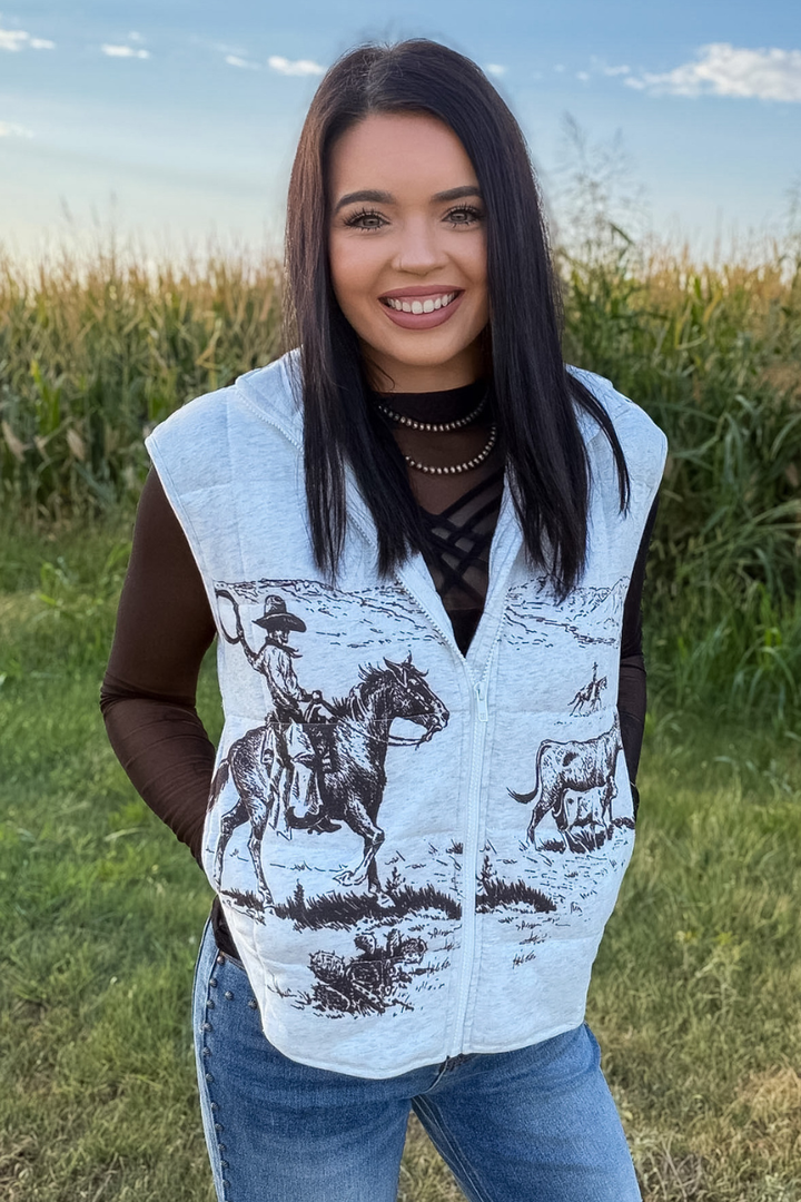 Cowboy Canvas Vest