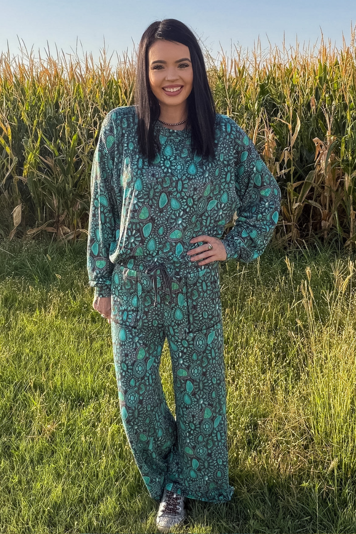 Cowgirl Cluster Sweater Top