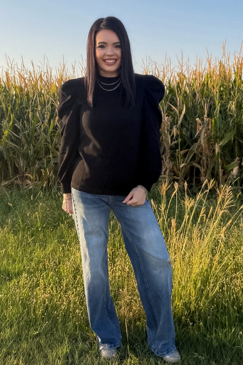 Ranch Road Top - Black