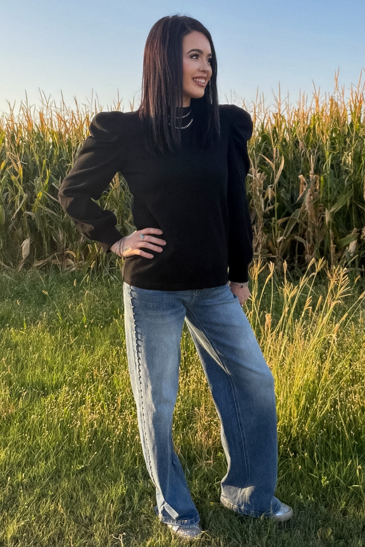 Ranch Road Top - Black