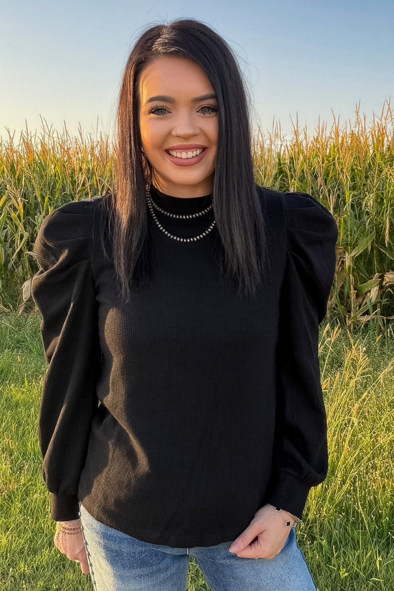 Ranch Road Top - Black