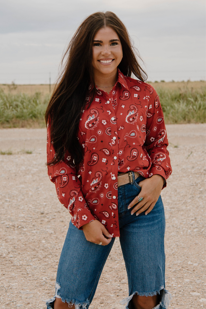 Bandana Babe Button Up
