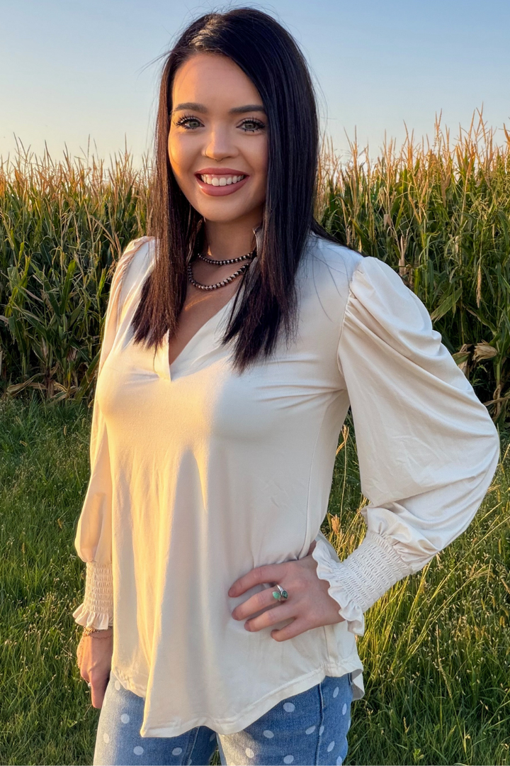 Canyon Call Top - Cream