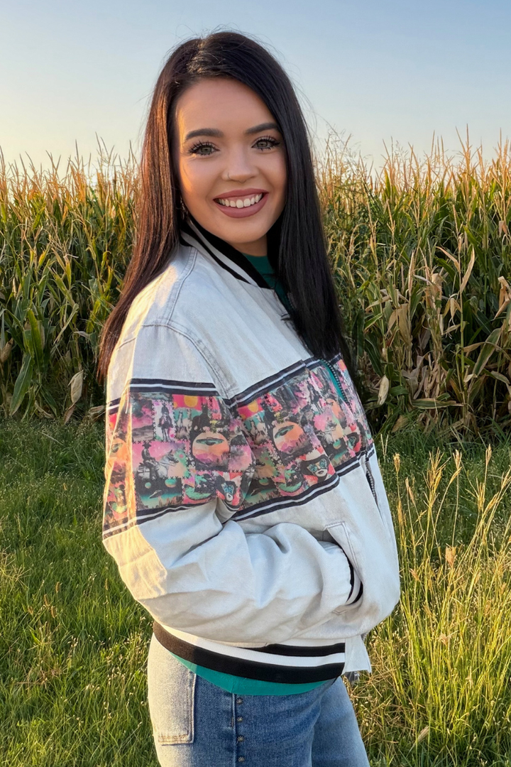 Cosmic Cowgirl Bomber Jacket