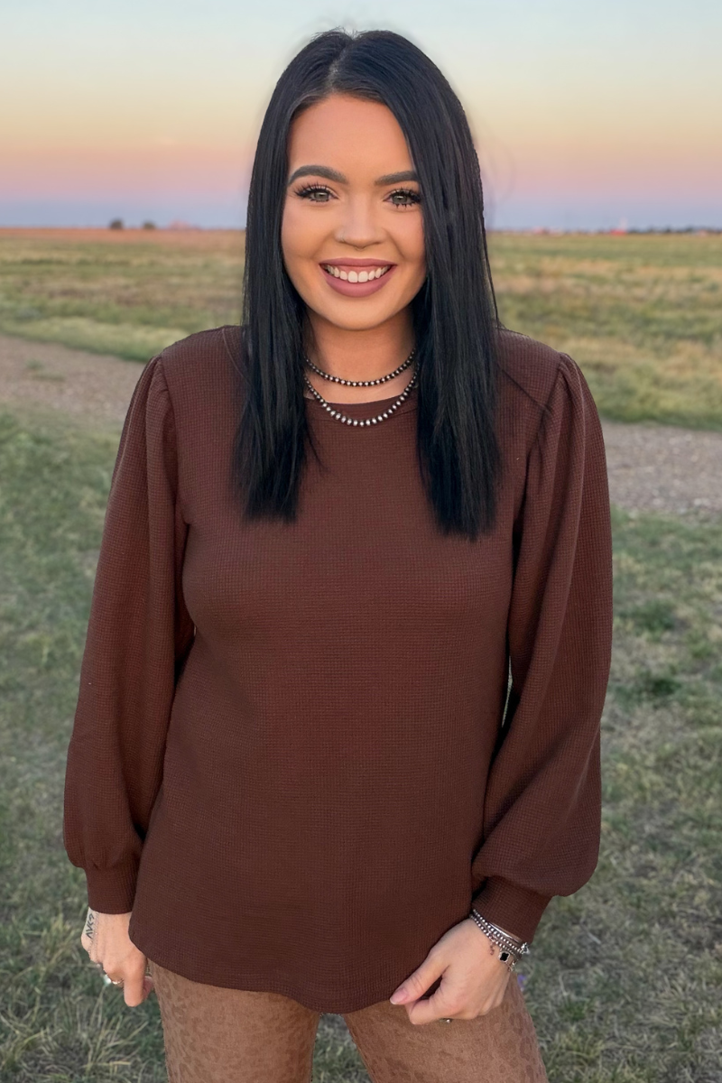 Prairie Classic Top - Brown
