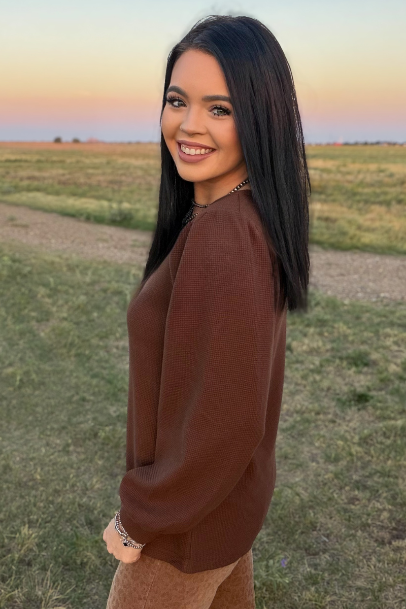 Prairie Classic Top - Brown
