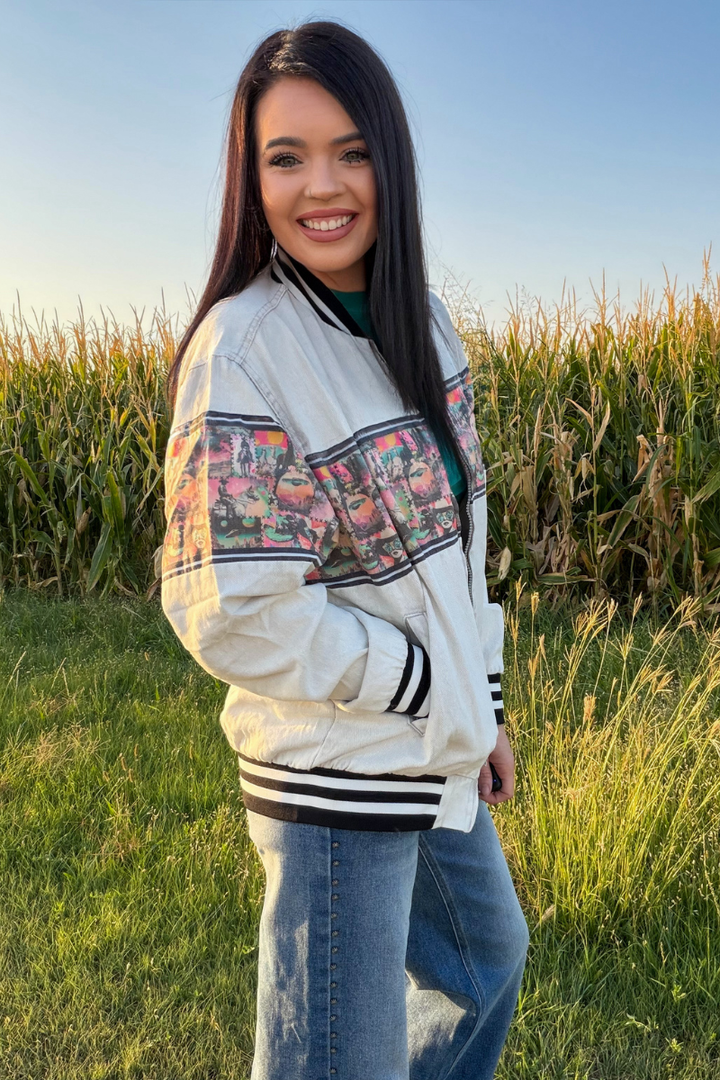 Cosmic Cowgirl Bomber Jacket