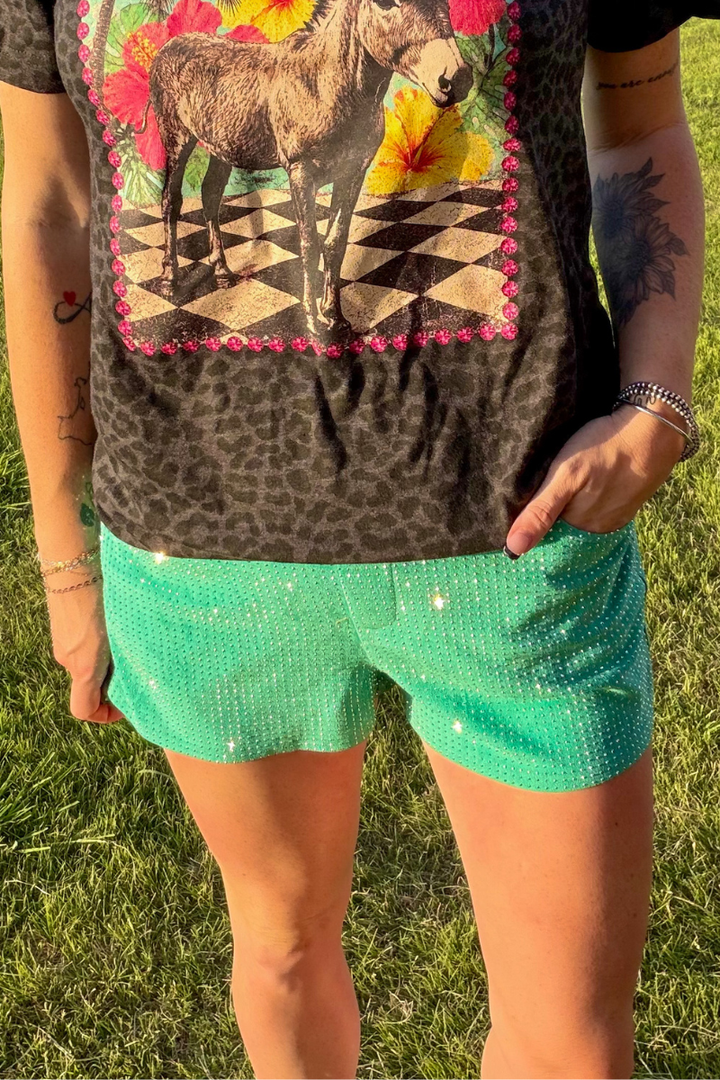 Jitterbug Shorts Turquoise