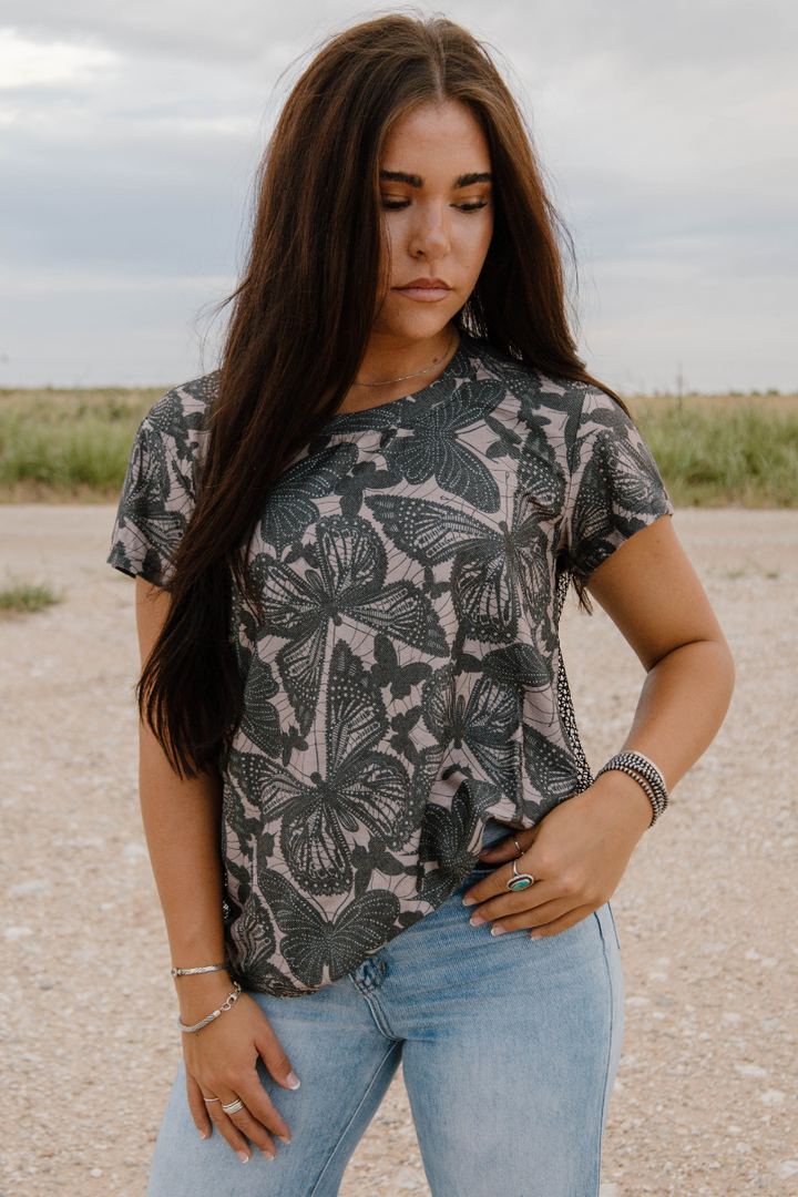 Love Is Like A Butterfly Top