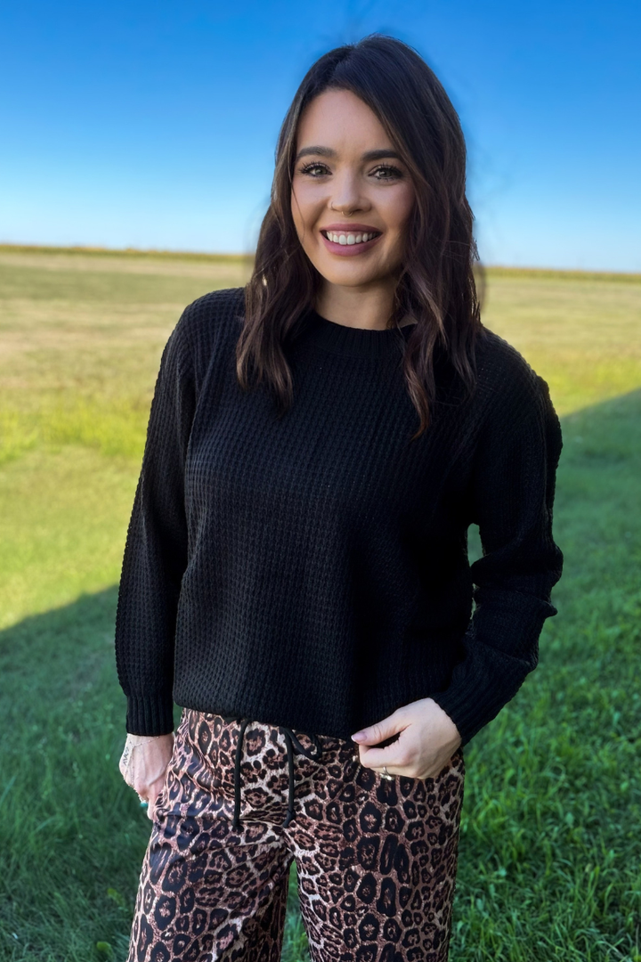 Sterling Staple Sweater - Black