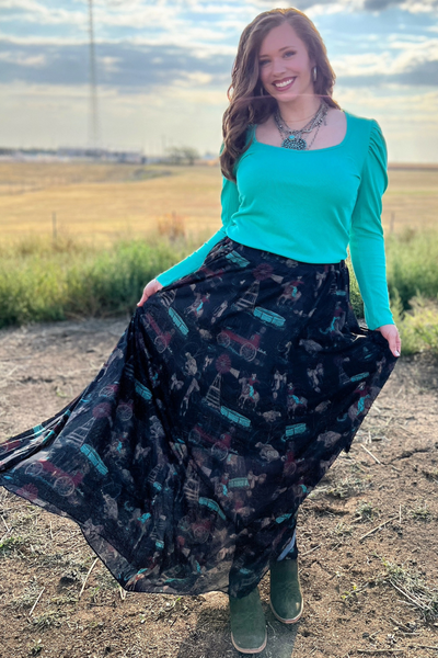 God's Country Maxi Skirt