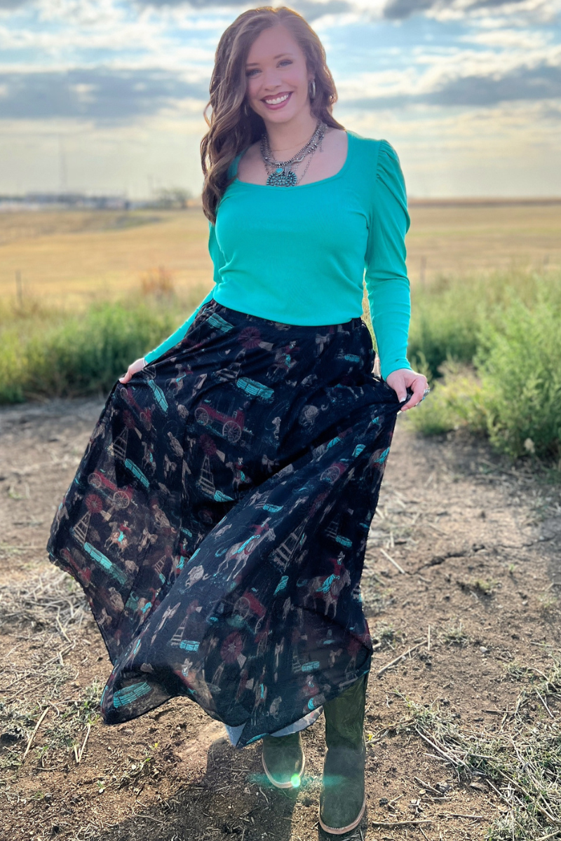 God's Country Maxi Skirt