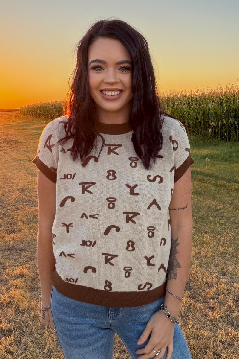 Cowgirl Code Sweater Top