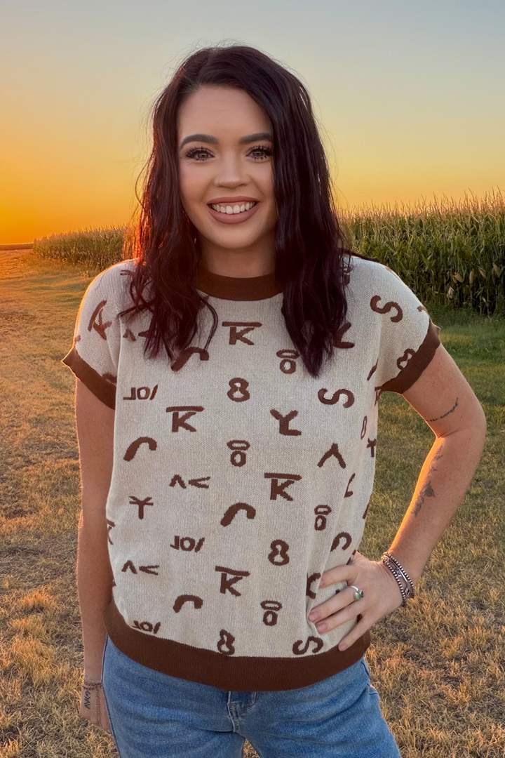 Cowgirl Code Sweater Top