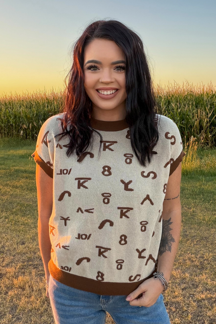 Cowgirl Code Sweater Top