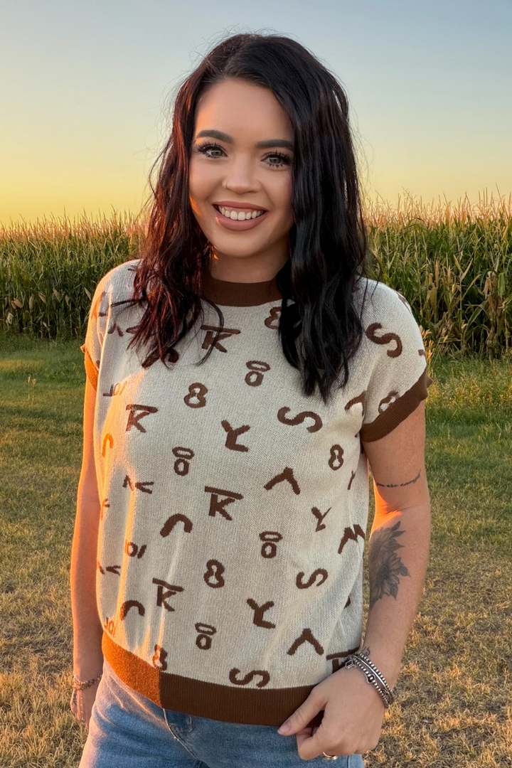 Cowgirl Code Sweater Top