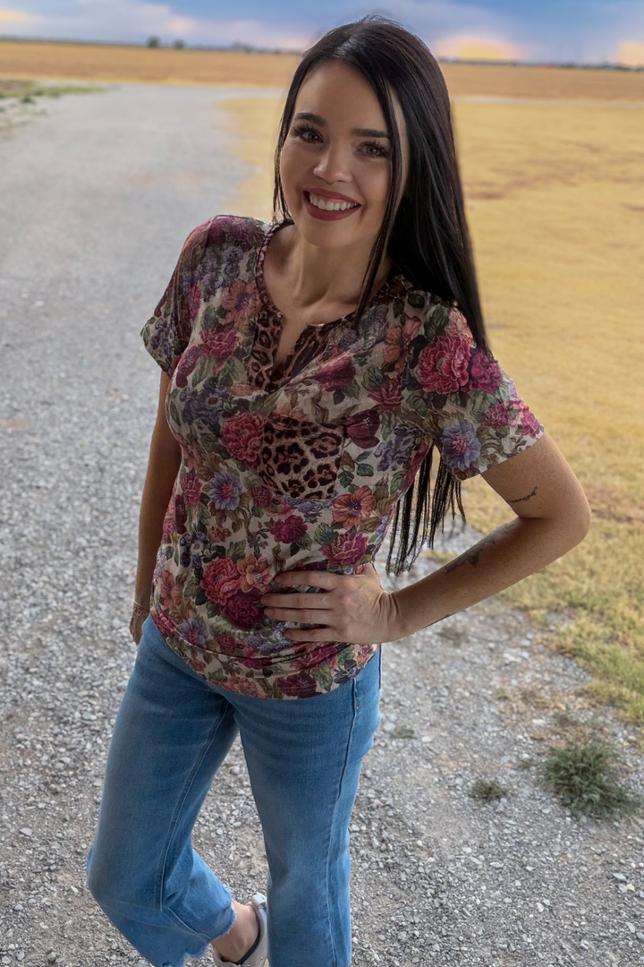 Wild Vintage Floral Top