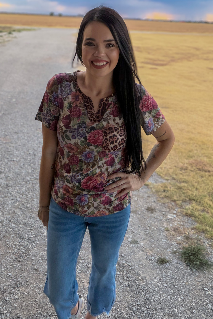 Wild Vintage Floral Top