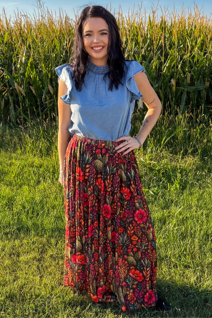 Rodeo Garden Maxi Skirt