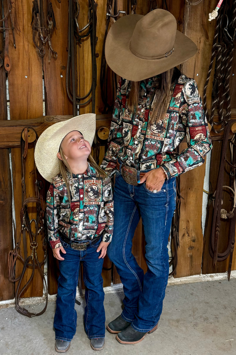 Vintage Rodeo Button Up Kids – Sterling Kreek